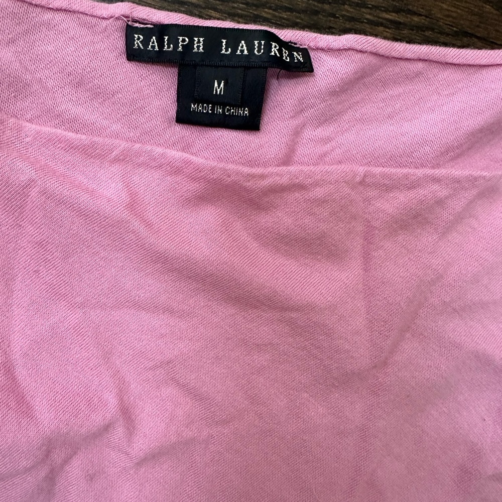 Ralph Lauren Soft Pink Blouse - t shirt